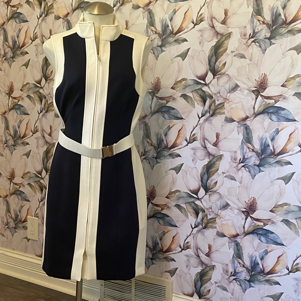 Tommy Hilfiger Black and White Mini Dress